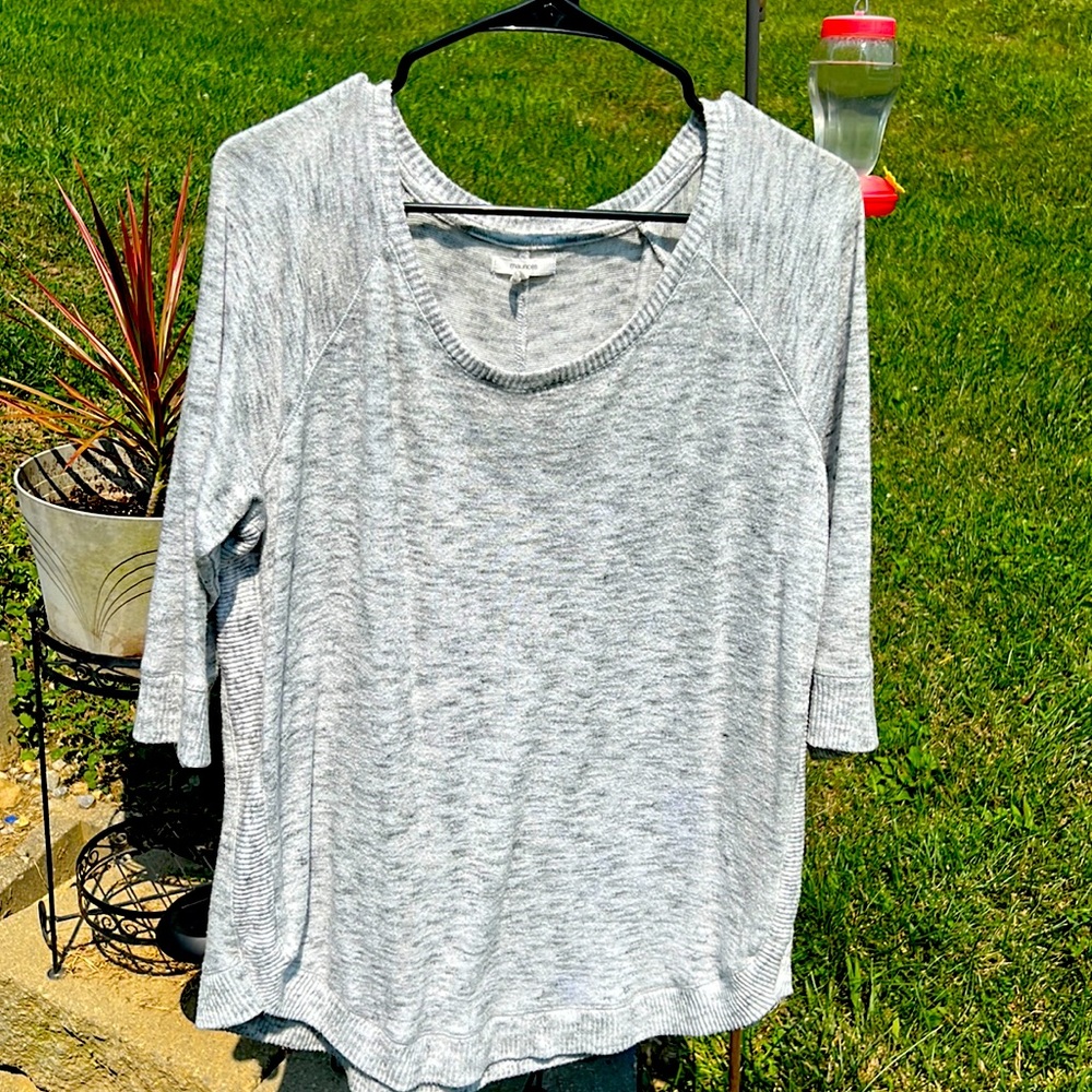Maurices Women’s 3/4 sleeved sweater Sz L
